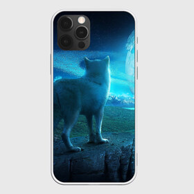 Чехол для iPhone 12 Pro Max с принтом Blue Moon в Петрозаводске, Силикон |  | пейзаж | фантастический