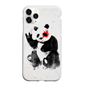 Чехол для iPhone 11 Pro матовый с принтом Рок-панда в Петрозаводске, Силикон |  | rock | коза | метал | панда | рок