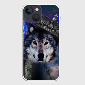 Чехол для iPhone 13 mini с принтом King Wolf в Петрозаводске,  |  | животное | зверь | космос | природа волк | русь | славяне