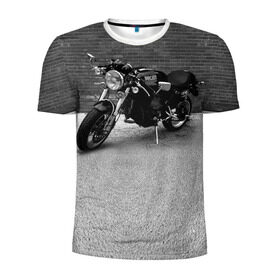 Мужская футболка 3D спортивная с принтом Ducati 1 в Петрозаводске, 100% полиэстер с улучшенными характеристиками | приталенный силуэт, круглая горловина, широкие плечи, сужается к линии бедра | ducati | moto | дукати | мото | мотоцикл | мотоциклы