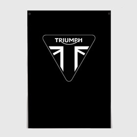 Постер с принтом Triumph 4 в Петрозаводске, 100% бумага
 | бумага, плотность 150 мг. Матовая, но за счет высокого коэффициента гладкости имеет небольшой блеск и дает на свету блики, но в отличии от глянцевой бумаги не покрыта лаком | moto | triumph | мотоцикл | мотоциклы | триумф