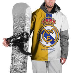 Накидка на куртку 3D с принтом Real Madrid CF в Петрозаводске, 100% полиэстер |  | football | испания | клуб | мадрид | реал | фк | футбольный
