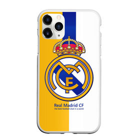 Чехол для iPhone 11 Pro Max матовый с принтом Real Madrid CF в Петрозаводске, Силикон |  | Тематика изображения на принте: football | испания | клуб | мадрид | реал | фк | футбольный