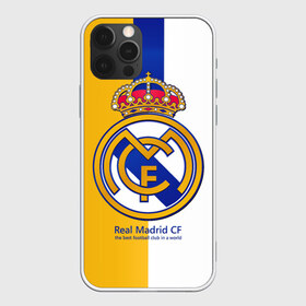 Чехол для iPhone 12 Pro Max с принтом Real Madrid CF в Петрозаводске, Силикон |  | Тематика изображения на принте: football | испания | клуб | мадрид | реал | фк | футбольный