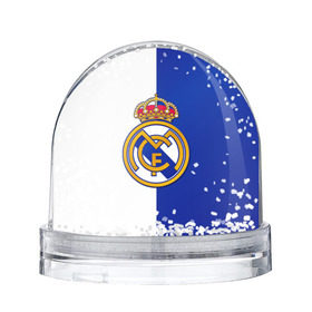 Снежный шар с принтом Real Madrid в Петрозаводске, Пластик | Изображение внутри шара печатается на глянцевой фотобумаге с двух сторон | football | испания | клуб | мадрид | реал | фк | футбольный