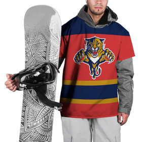 Накидка на куртку 3D с принтом Florida Panthers в Петрозаводске, 100% полиэстер |  | florida panthers | hockey | nhl | нхл | хоккей