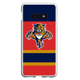 Чехол для Samsung S10E с принтом Florida Panthers в Петрозаводске, Силикон | Область печати: задняя сторона чехла, без боковых панелей | Тематика изображения на принте: florida panthers | hockey | nhl | нхл | хоккей