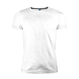 Мужская футболка премиум с принтом ТГК в Петрозаводске, 92% хлопок, 8% лайкра | приталенный силуэт, круглый вырез ворота, длина до линии бедра, короткий рукав | Тематика изображения на принте: триагрутрика
