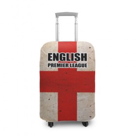 Чехол для чемодана 3D с принтом English Premier League в Петрозаводске, 86% полиэфир, 14% спандекс | двустороннее нанесение принта, прорези для ручек и колес | euro | англия | болельщик | премьер лига | футбол | футболист | чемпионат европы