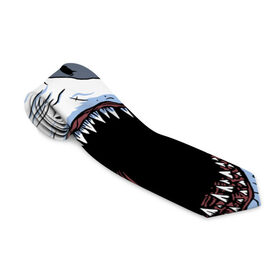 Галстук 3D с принтом shark в Петрозаводске, 100% полиэстер | Длина 148 см; Плотность 150-180 г/м2 | fish | ocean | shark | water | акула | море | океан | рыба