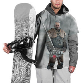 Накидка на куртку 3D с принтом The Witcher в Петрозаводске, 100% полиэстер |  | Тематика изображения на принте: witcher | ведьмак | геральт