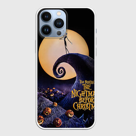 Чехол для iPhone 13 Pro Max с принтом nightmare before christmas в Петрозаводске,  |  | helloween | бертон | бугимен | бугимэн | вампиры | джек скелингтон | доктор филькельштейн | корыто | крыто | кукла | повелитель тыкв | рождество | сhristmas | салли | тим | тим бертон | тыква | хеллоуин | шито