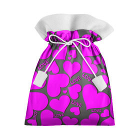 Подарочный 3D мешок с принтом Любовная история в Петрозаводске, 100% полиэстер | Размер: 29*39 см | Тематика изображения на принте: любовь | поцелуй | святой валентин | сердце | счастье | я люблю тебя