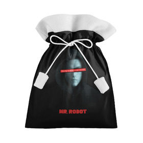 Подарочный 3D мешок с принтом Mr Robot в Петрозаводске, 100% полиэстер | Размер: 29*39 см | fsociety | mr robot | анонимус | мистер робот