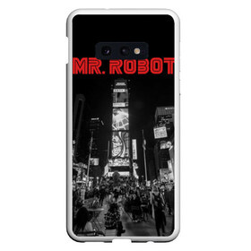 Чехол для Samsung S10E с принтом Мистер Робот в Петрозаводске, Силикон | Область печати: задняя сторона чехла, без боковых панелей | Тематика изображения на принте: fsociety | mr robot | анонимус | мистер робот