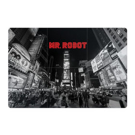 Магнитный плакат 3Х2 с принтом Мистер Робот в Петрозаводске, Полимерный материал с магнитным слоем | 6 деталей размером 9*9 см | fsociety | mr robot | анонимус | мистер робот