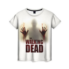 Женская футболка 3D с принтом The Walking Dead в Петрозаводске, 100% полиэфир ( синтетическое хлопкоподобное полотно) | прямой крой, круглый вырез горловины, длина до линии бедер | the walking dead | америка | апокалипсис | глен | дерил | зомби | карл | кровь | рик | сша | ходячие мертвецы