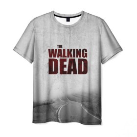 Мужская футболка 3D с принтом The Walking Dead в Петрозаводске, 100% полиэфир | прямой крой, круглый вырез горловины, длина до линии бедер | the walking dead | америка | апокалипсис | глен | дерил | зомби | карл | кровь | рик | сша | ходячие мертвецы