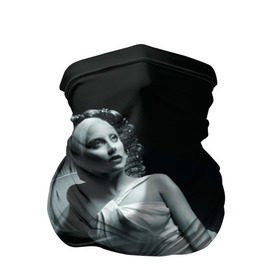 Бандана-труба 3D с принтом Lady Gaga в Петрозаводске, 100% полиэстер, ткань с особыми свойствами — Activecool | плотность 150‒180 г/м2; хорошо тянется, но сохраняет форму | american horror story | американская история ужасов