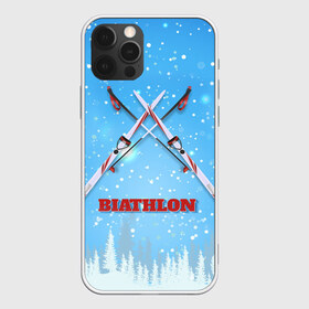 Чехол для iPhone 12 Pro Max с принтом Биатлон Зима в Петрозаводске, Силикон |  | biathlon | биатлон | гонка | зимний спорт | кубок мира | олимпиада | спорт | спринт | чемпионат | чемпионат мира | эстафета