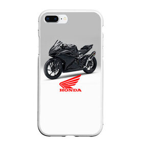 Чехол для iPhone 7Plus/8 Plus матовый с принтом Honda 3 в Петрозаводске, Силикон | Область печати: задняя сторона чехла, без боковых панелей | honda | moto | мото | мотоцикл | мотоциклы | хонда