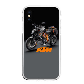 Чехол для iPhone XS Max матовый с принтом KTM 4 в Петрозаводске, Силикон | Область печати: задняя сторона чехла, без боковых панелей | Тематика изображения на принте: ktm | moto | катээм | ктм | мото | мотоцикл | мотоциклы