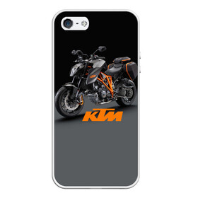 Чехол для iPhone 5/5S матовый с принтом KTM 4 в Петрозаводске, Силикон | Область печати: задняя сторона чехла, без боковых панелей | Тематика изображения на принте: ktm | moto | катээм | ктм | мото | мотоцикл | мотоциклы