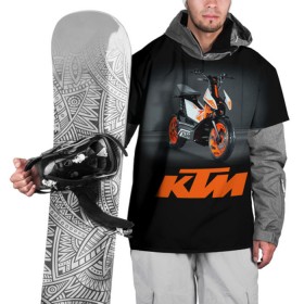 Накидка на куртку 3D с принтом KTM 2 в Петрозаводске, 100% полиэстер |  | ktm | moto | катээм | ктм | мото | мотоцикл | мотоциклы