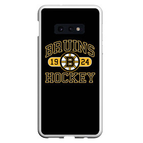 Чехол для Samsung S10E с принтом Boston Bruins в Петрозаводске, Силикон | Область печати: задняя сторона чехла, без боковых панелей | boston bruins | nxl | stanley cup | хоккей