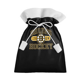Подарочный 3D мешок с принтом Boston Bruins в Петрозаводске, 100% полиэстер | Размер: 29*39 см | boston bruins | nxl | stanley cup | хоккей