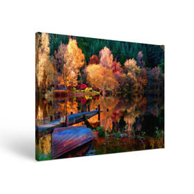 Холст прямоугольный с принтом Осень в Петрозаводске, 100% ПВХ |  | autumn | boat | bright | colors | forest | paint | river | trees | деревья | краски | лес | лодка | осень | река | цвета | яркие