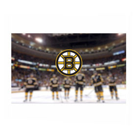 Бумага для упаковки 3D с принтом Boston Bruins в Петрозаводске, пластик и полированная сталь | круглая форма, металлическое крепление в виде кольца | бостон | брюинз