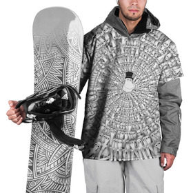 Накидка на куртку 3D с принтом Хатифнатты в Петрозаводске, 100% полиэстер |  | moomins | мумми тролль | папа