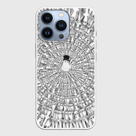 Чехол для iPhone 13 Pro с принтом Хатифнатты в Петрозаводске,  |  | moomins | мумми тролль | папа