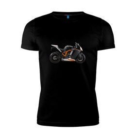 Мужская футболка премиум с принтом KTM 6 в Петрозаводске, 92% хлопок, 8% лайкра | приталенный силуэт, круглый вырез ворота, длина до линии бедра, короткий рукав | ktm | moto | катээм | ктм | мото | мотоцикл | мотоциклы