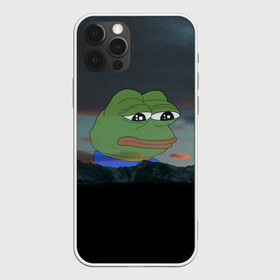 Чехол для iPhone 12 Pro Max с принтом Sad frog в Петрозаводске, Силикон |  | Тематика изображения на принте: pepe | пепе