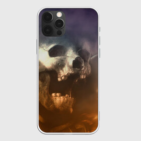 Чехол для iPhone 12 Pro с принтом Doom в Петрозаводске, силикон | область печати: задняя сторона чехла, без боковых панелей | doom | skull | slayer | палач | скелет | череп