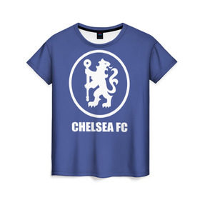 Женская футболка 3D с принтом Chelsea FC в Петрозаводске, 100% полиэфир ( синтетическое хлопкоподобное полотно) | прямой крой, круглый вырез горловины, длина до линии бедер | chelsea | англия | премьер лига | фанат | футбол | футболист | челси
