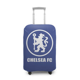 Чехол для чемодана 3D с принтом Chelsea FC в Петрозаводске, 86% полиэфир, 14% спандекс | двустороннее нанесение принта, прорези для ручек и колес | chelsea | англия | премьер лига | фанат | футбол | футболист | челси