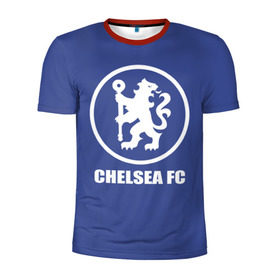 Мужская футболка 3D спортивная с принтом Chelsea FC в Петрозаводске, 100% полиэстер с улучшенными характеристиками | приталенный силуэт, круглая горловина, широкие плечи, сужается к линии бедра | chelsea | англия | премьер лига | фанат | футбол | футболист | челси