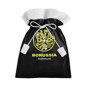 Подарочный 3D мешок с принтом Borussia Dortmund в Петрозаводске, 100% полиэстер | Размер: 29*39 см | боруссия | дортмунд
