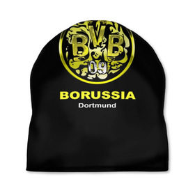 Шапка 3D с принтом Borussia Dortmund в Петрозаводске, 100% полиэстер | универсальный размер, печать по всей поверхности изделия | боруссия | дортмунд