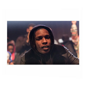 Бумага для упаковки 3D с принтом Asap Rocky в Петрозаводске, пластик и полированная сталь | круглая форма, металлическое крепление в виде кольца | Тематика изображения на принте: aap | asap | rocky | rokki | rokky | асап | роки | рокки | эйсэп