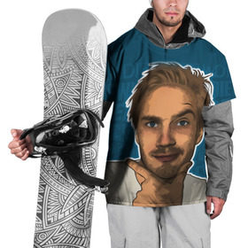Накидка на куртку 3D с принтом Pew die pie в Петрозаводске, 100% полиэстер |  | Тематика изображения на принте: pewdiepie