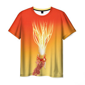 Мужская футболка 3D с принтом Dragon lore в Петрозаводске, 100% полиэфир | прямой крой, круглый вырез горловины, длина до линии бедер | Тематика изображения на принте: counter | cs | go | strike