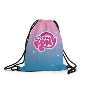 Рюкзак-мешок 3D с принтом My Little Pony в Петрозаводске, 100% полиэстер | плотность ткани — 200 г/м2, размер — 35 х 45 см; лямки — толстые шнурки, застежка на шнуровке, без карманов и подкладки | dash | rainbow
