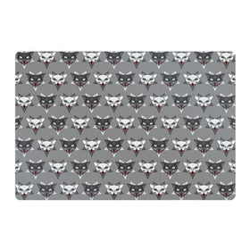 Магнитный плакат 3Х2 с принтом Злые котики в Петрозаводске, Полимерный материал с магнитным слоем | 6 деталей размером 9*9 см | дьявол | звезда | кот | котик | кошка | милота | пентаграмма | серый | юмор
