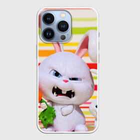 Чехол для iPhone 13 Pro с принтом Злой кролик в Петрозаводске,  |  | животные | злой | игрушка | кролик | мультфильм | тайная жизнь домашних животных