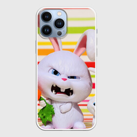 Чехол для iPhone 13 Pro Max с принтом Злой кролик в Петрозаводске,  |  | животные | злой | игрушка | кролик | мультфильм | тайная жизнь домашних животных