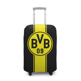 Чехол для чемодана 3D с принтом BVB в Петрозаводске, 86% полиэфир, 14% спандекс | двустороннее нанесение принта, прорези для ручек и колес | borussia dortmund | боруссия дортмунд | бундеслига | германия | футбол | футболист